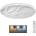 Baterie Centrum Led Димируем плафон lika led/60w/230v 2700-6500k + дистанционно управление (bc0623)