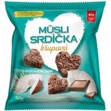 Semix Müsli srdíčka s čokoládou a kokosem 50g