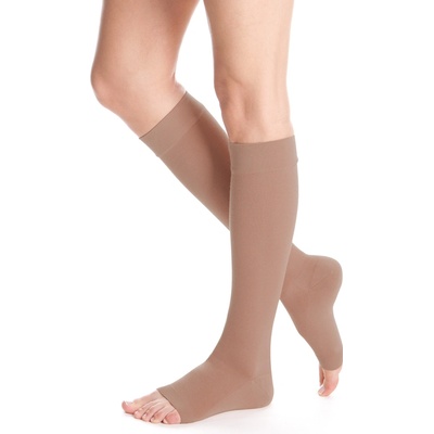 Maxis comfort cotton lýtkové pančuchy normálne bez špice bronz