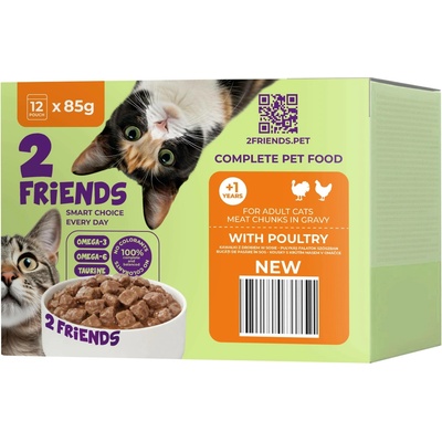 2Friends S DRŮBEŽÍ 12 x 85 g