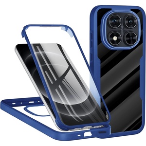 Techsuit Калъф за Xiaomi Redmi Note 14 Pro 5G / Note 14 Pro+ 5G / Poco X7 + Протектор - ColorVerse 360 Series - син