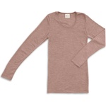 Engel Дамско копринено термобельо Engel Women's Undershirt L/S Merino base layer - Dustyrose - размер 38/40 (EU) (114-0634-1412)