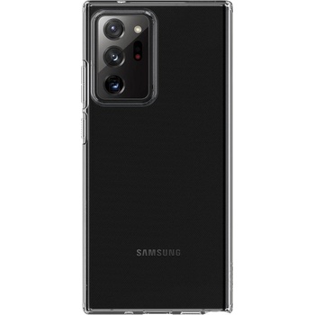 Spigen Liquid Crystal Case - тънък качествен силиконов (TPU) калъф за Samsung Galaxy Note 20 Ultra (прозрачен)