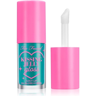 Too Faced Kissing Jelly Lip Oil Gloss olejový lesk na rty pro intenzivní hydrataci Sweet Cotton Candy 4,5 ml