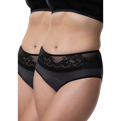 Dorina D001989MI071 Dámske nočné menštruačné nohavičky 2PACK černá