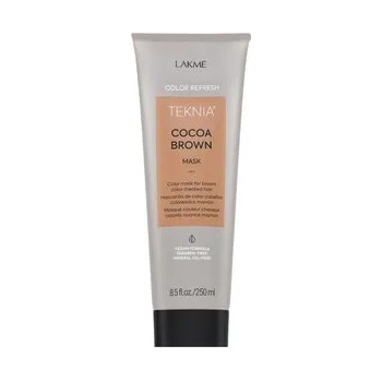 Lakmé Teknia Color Refresh Cocoa Brown Mask подхранваща маска с цветни пигменти за кафява коса 250 ml