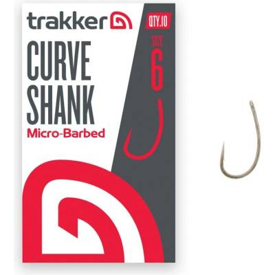 Trakker Curve Shank Hooks Micro Barbed vel.6 10 ks