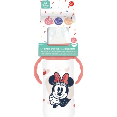 Stor Kojenecká láhev s uchy Minnie 360 ml