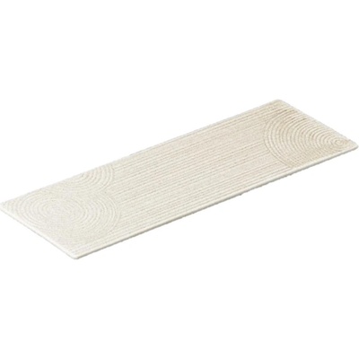 MIJ Talíř na sushi ZEN 41 x 12 cm bílá obdélník keramika