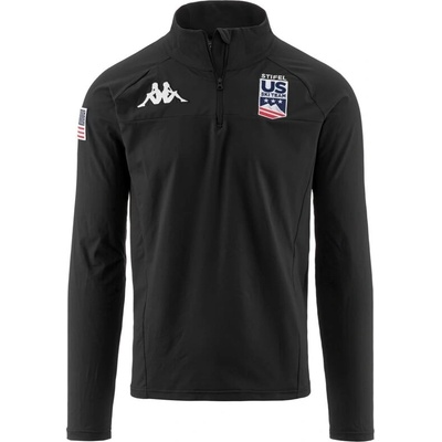 Kappa 6CENTO 687BK US mikina černá