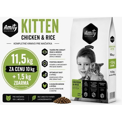 Amity CATS Premium KITTEN Chicken and Rice 10 kg