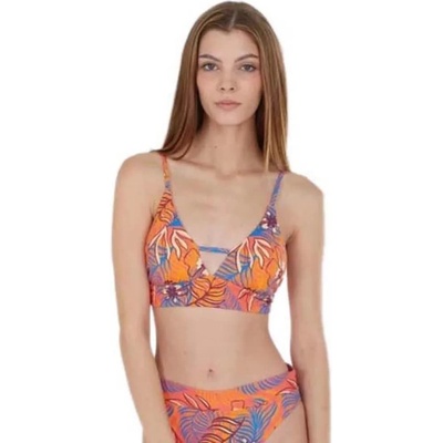 Fundango Sahara V-Neck Cami bikini top - Orange (Soft Terra)