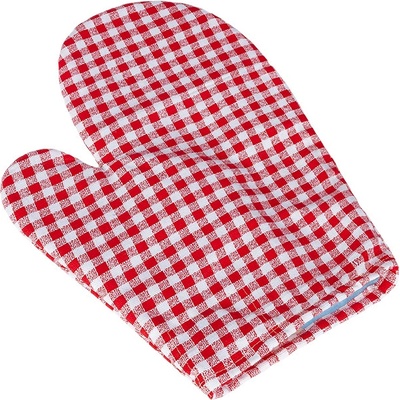 Bellatex Kuchyňská chňapka Kostička červená 28x18 cm