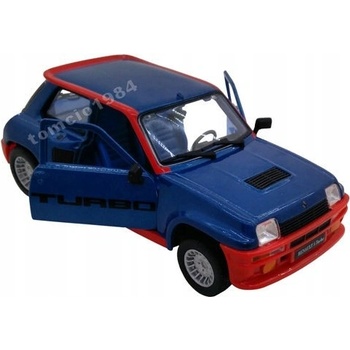 Bburago Renault 5 Turbo modrá 1:24