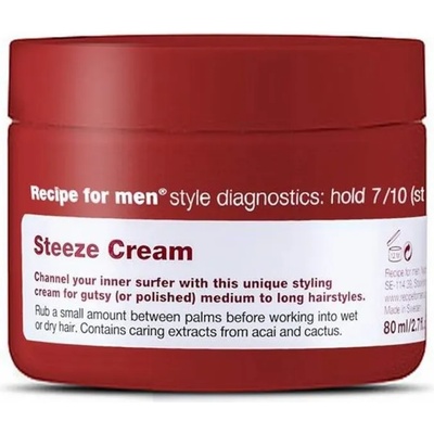 Recipe for Men Steeze Cream - крем за коса (80 мл)