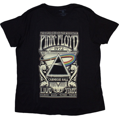 Pink Floyd Carnegie Hall Poster Black M Дамски Риза (PFTEE78LB02)