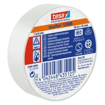 Image 1 of TESA ИЗОЛИРБАНД Tesa 20м х 19мм БЯЛ (53988-00066-00)