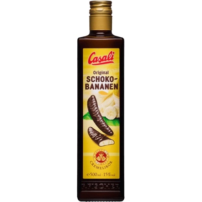 Casali Schoko-Bananen Likér 15% 0,5 l (čistá fľaša)