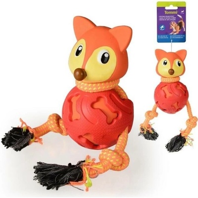 Tommi liška 3 v 1 červeno oranžová 17 cm