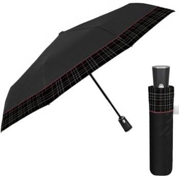 Мъжки автоматичен Open-Close чадър Perletti Time 26457, Черен/Бордо