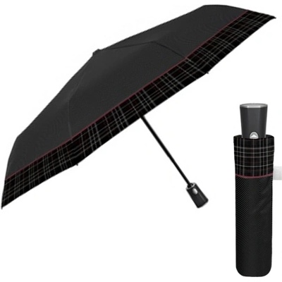 Мъжки автоматичен Open-Close чадър Perletti Time 26457, Черен/Бордо