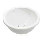 Villeroy & Boch Loop&Friends - Вградена мивка с диаметър 45 см, с преливник, алпийско бяло 4A600001 (4A600001)