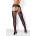 Жартиерен колан с чорапи в черен цвят - Garter Stockings S307 XL/XXL (OBSES00670)