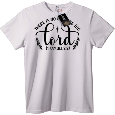 NOONEBRAND Тениска Няма като Господ (1 Самуил 2: 2) - 4XL, Black