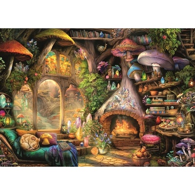 Ravensburger Fantasy Domeček s houbami 1000 dílků