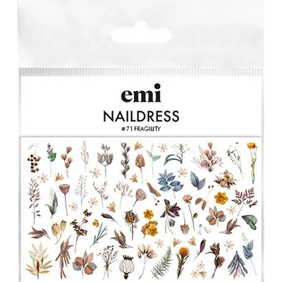E.Mi Vodolepka Naildress Slider Design 71 Fragility – Zboží Dáma