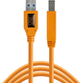 Tether Tools CU5460ORG USB 3.0, A-B, 4,6m, oranžový