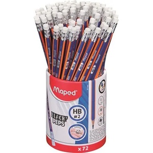 Maped Графитен молив с гумичка, HB, триъгълен, MAPED "BlackPeps Navy" 851859 (851859)