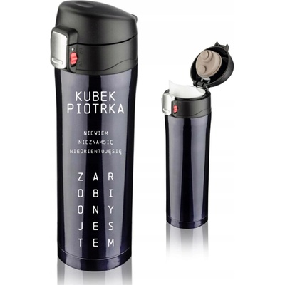 Blue Collection Lock Termohrnek hnědý 440 ml
