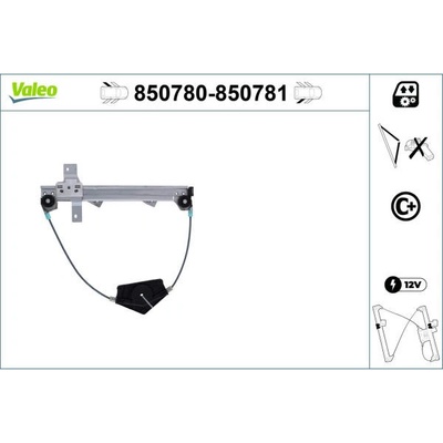Zvedací zařízení oken VALEO 850781