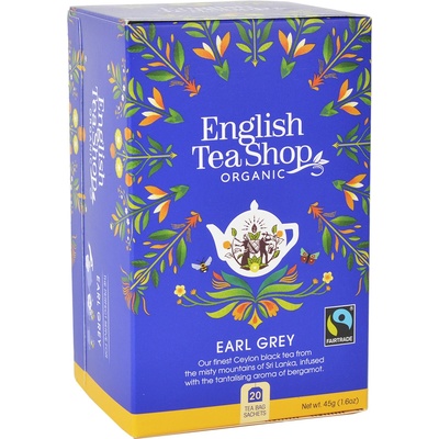 ENGLISH TEA SHOP čaj Earl Grey Fair Trade 20 vrecúšok