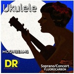 DR Strings Moonbeams Ukulele Clear Fluorocarbon String Set Soprano & Concert Струни за сопрано укулеле (UFSC)