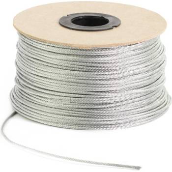 Oceľové lano pozinkované na cievke 6x7+FC,B, DIN 3055 6 mm 6x7+FC (textilná duša) 100 m