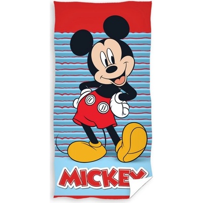 TipTrade Bavlnená osuška 70x140 cm Mickey Mouse Vždy s úsmevom