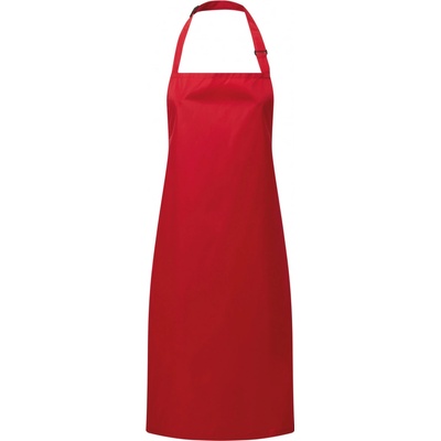 Premier Workwear Voděodolná zástěra za krk PR115 Red Pantone 200 72x86cm