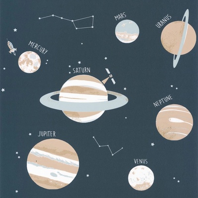 Caselio 101906906 Vliesová tapeta na zeď OUR PLANET rozměry 0,53 x 10,05 m