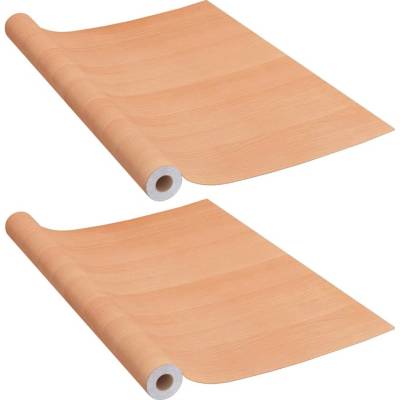 vidaXL Samolepící tapeta na nábytek japonský dub 500 x 90 cm PVC
