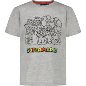  Тениска Super Mario Grey, размер 128 (ES-SMAR-106_128)