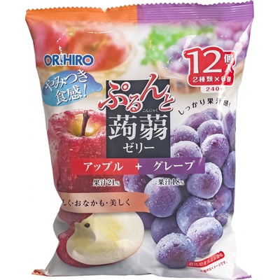 ORIHIRO Želé s príchuťou jablka a hrozna 240 g