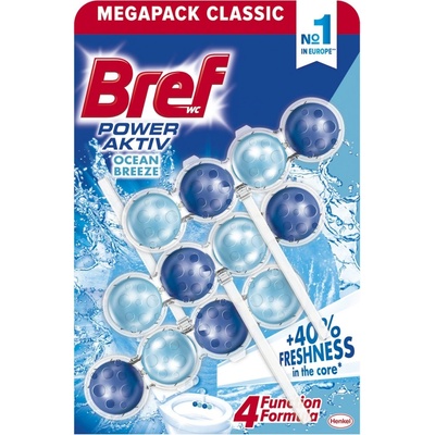 Bref Power Activ WC blok Ocean 3 x 50 g – Zbozi.Blesk.cz