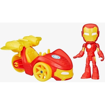 Hasbro Spiderman Spidey And His Amazing Friends Iron Man s vozidlem