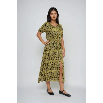 Moodo Дамски рокли Moodo - жълти Moodo | Zhalt | ЖЕНИ | XS