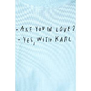 Karl Lagerfeld Jeans тениска дамска от памук x Pietro Terzini (B4W17075)