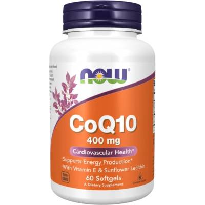 NOW CoQ10 400 mg [60 Гел капсули]