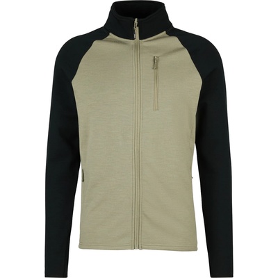Stoic Мъжко вълнено яке Stoic MerinoFleece335 KuolpaSt. II Jacket Merino jacket - Black / Lichen Green - размер XL (005-6571-0214)