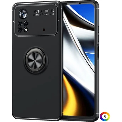 Xiaomi Poco X4 Pro 5G Удароустойчив Ring Holder Калъф и Протектор
